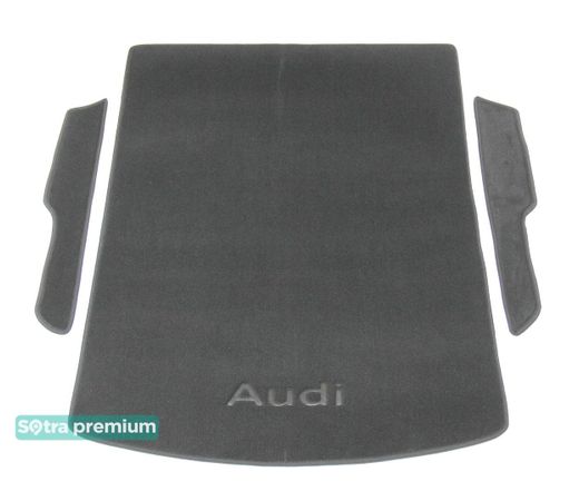 Двошарові килимки Sotra Premium Grey для Audi A8/S8 (mkIV)(D5)(long)(багажник) 2017→ - Фото 1