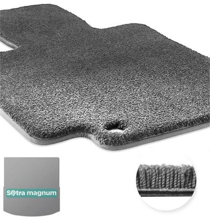 Двошарові килимки Sotra Magnum Grey для Ford Galaxy (mkIII)(5 місць)(багажник) 2015-2022 - Фото 1