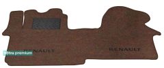Двошарові килимки Sotra Premium Chocolate для Renault Trafic (mkII)(1 ряд - 2 місця)(1 ряд) 2001-2014