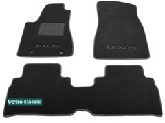 Двошарові килимки Sotra Classic Grey для Lexus RX (mkII)(підлокітник зсунутий уперед) 2003-2008 - Фото 1