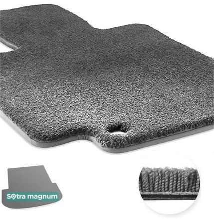 Двошарові килимки Sotra Magnum Grey для Hyundai Palisade (mkI)(багажник) 2019→ - Фото 1