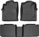 Коврики Weathertech Black для Toyota Tacoma (extended cab)(mkII)(no storage boxes on 2 row) 2008-2011 automatic