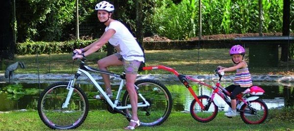 Устройство для буксировки детского велосипеда в сборе Peruzzo 300R Trail Angel (Red) - Фото 7