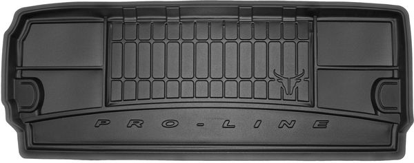 Гумовий килимок у багажник Frogum Pro-Line для Nissan Pathfinder (mkIII)(R51)(7 місць) 2005-2014 (без дворівневої підлоги)(розкладений 3 ряд)(багажник) - Фото 1