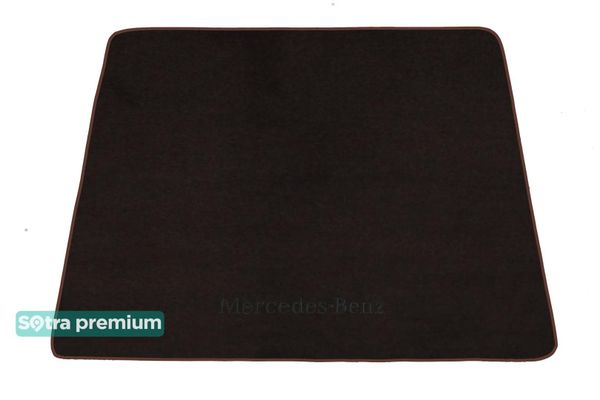 Двошарові килимки Sotra Premium Chocolate для Mercedes-Benz S-Class (W222)(багажник) 2013-2020 - Фото 1