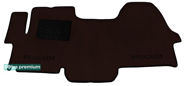 Двошарові килимки Sotra Premium Chocolate для Peugeot Boxer (mkII)(1 ряд) 2006→ - Фото 1