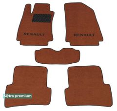 Двошарові килимки Sotra Premium Terracotta для Renault Clio (mkIII) 2005-2014