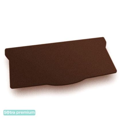 Двошарові килимки Sotra Premium Chocolate для Citroen C1 (mkI-mkII)(багажник) 2005-2022 - Фото 1