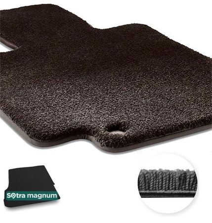 Двошарові килимки Sotra Magnum Black для BMW X3 (E83)(багажник) 2003-2010 - Фото 1