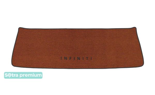 Двошарові килимки Sotra Premium Terracotta для Infiniti QX80/QX56 (mkII)(Z62)(розкладений 3 ряд)(багажник) 2010→ - Фото 1