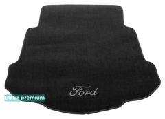 Двошарові килимки Sotra Premium Black для Ford Mondeo (mkIV)(седан)(багажник) 2007-2014 - Фото 1
