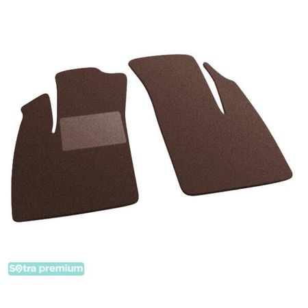 Двошарові килимки Sotra Premium Chocolate для Fiat Doblo (mkI)(1 ряд) 2000-2010 - Фото 1