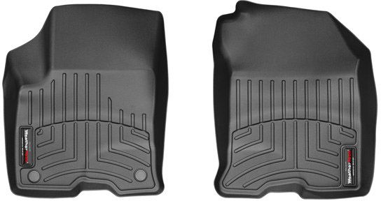 Коврики WeatherTech Black для Ford Focus (mkII)(2 fixing posts)(1 row) 2010-2011 (USA) - Фото 1