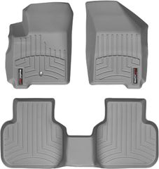 Коврики Weathertech Grey для Fiat Freemont; Dodge Journey (mkI)(1 fixing hook)(1-2 row) 2008-2020
