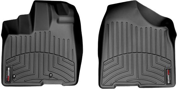 Коврики Weathertech Black для Toyota Sienna (mkIII)(1 row) 2010-2012 - Фото 1