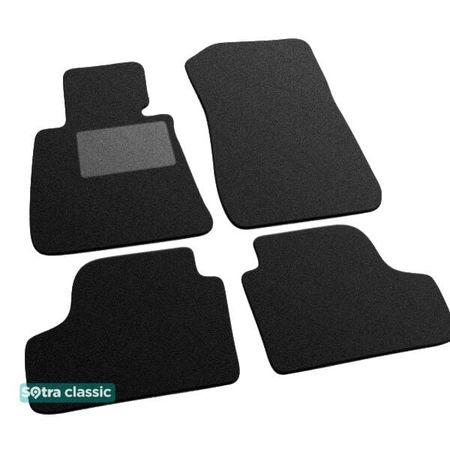 Двошарові килимки Sotra Classic Black для BMW 3-series (E92)(купе) 2007-2013 - Фото 1