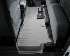 Коврики Weathertech Grey для Ford Super Duty (extended cab)(mkIII)(no 4x4 shifter)(1 row - 2pcs.)(no dead pedal) 2011-2012 automatic - Фото 3