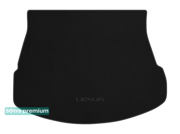 Двошарові килимки Sotra Premium Black для Lexus NX (mkII)(багажник) 2021→ - Фото 1