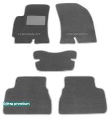 Двошарові килимки Sotra Premium Grey для Chevrolet Epica (mkI) 2006-2015