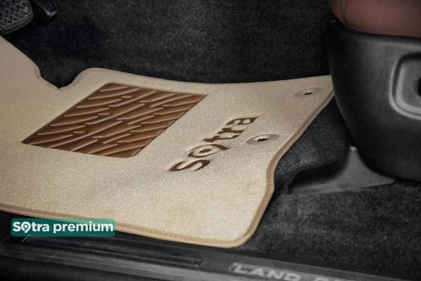 Двошарові килимки Sotra Premium Beige для Renault Trafic (mkII)(1 ряд - 2 місця)(1 ряд) 2001-2014 - Фото 2