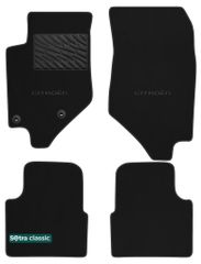 Двухслойные коврики Sotra Classic Black для Citroen C4 (mkIII)(не электро) 2020→