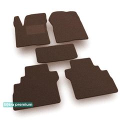 Двошарові килимки Sotra Premium Chocolate для Jac iEVS4 (mkI)(електро) 2018→