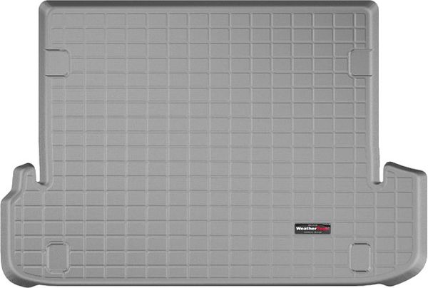 Коврик WeatherTech Grey для Toyota Land Cruiser Prado (J150)(5 door)(3 rows); Lexus GX (mkII)(dual-zone climate)(3 rows)(trunk behind 2 row) 2009→ - Фото 1