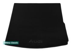 Двухслойные коврики Sotra Classic Black для Audi A6/S6/RS6 (mkIII)(C6)(седан)(багажник) 2004-2011