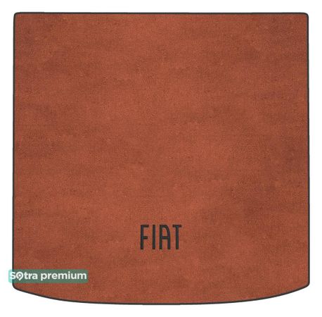 Двухслойные коврики Sotra Premium Terracotta для Fiat Tipo (mkII)(универсал)(с двухуровневым полом)(верхний уровень)(багажник) 2015→ - Фото 1