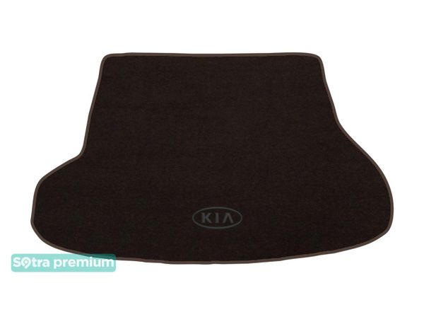 Двошарові килимки Sotra Premium Chocolate для Kia Ceed (mkII)(універсал)(багажник) 2012-2018 - Фото 1
