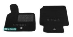 Двухслойные коврики Sotra Classic Black для Smart ForTwo (A450-W450) 1998-2006
