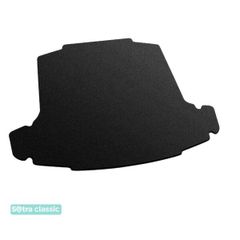 Двошарові килимки Sotra Classic Black для Skoda Rapid (mkI)(ліфтбек)(багажник) 2012-2019