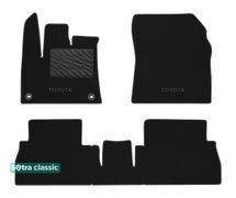 Двошарові килимки Sotra Classic Black для Toyota ProAce City (mkI)(пасажир без регулювань)(овальні кліпси) 2019→ - Фото 1