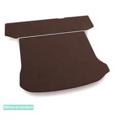 Двошарові килимки Sotra Premium Chocolate для Renault Logan (mkI)(універсал)(5 місць)(багажник) 2007-2012