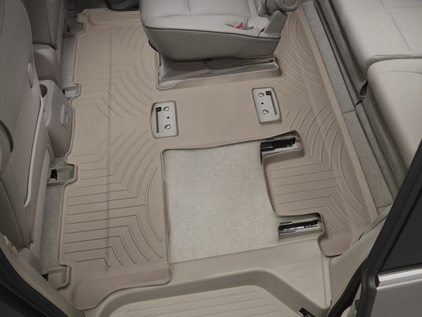 Коврики Weathertech Beige для Nissan Quest (mkIV)(1 row - 2pcs.)(1-2-3 row) 2011-2017 - Фото 3