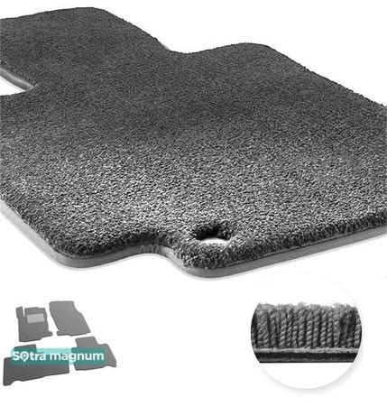 Двошарові килимки Sotra Magnum Grey для Lexus NX (mkI) 2014-2021 - Фото 1