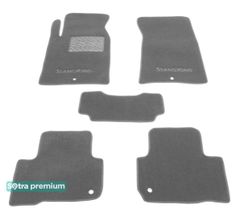 Двошарові килимки Sotra Premium Grey для SsangYong Rexton (mkI)(1-2 ряд) 2007-2012