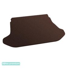 Двошарові килимки Sotra Premium Chocolate для Kia Cerato (mkI)(хетчбек)(багажник) 2004-2009