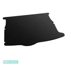 Двошарові килимки Sotra Classic Black для Hyundai Veloster (mkI)(багажник) 2011-2018