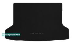 Двошарові килимки Sotra Premium Black для Honda HR-V (mkIII)(повний привід)(із запаскою)(багажник) 2021→