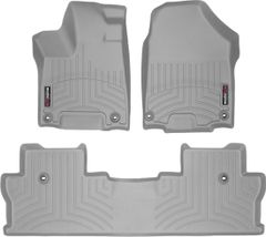 Коврики Weathertech Grey для Honda Ridgeline (mkII)(1-2 row + under 2 row) 2017→