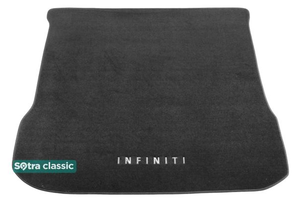 Двошарові килимки Sotra Classic Grey для Infiniti QX60 (mkI)(складений 3 ряд)(багажник) 2013-2020 - Фото 1