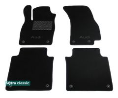 Двухслойные коврики Sotra Classic Black для Audi A8/S8 (mkIV)(D5)(long) 2017→