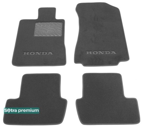 Двошарові килимки Sotra Premium Grey для Honda Legend (mkIV)(без кліпс) 2009-2012 - Фото 1