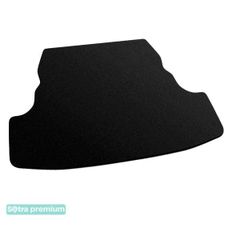 Двошарові килимки Sotra Premium Black для Daewoo Nubira (mkI)(седан)(багажник) 1997-1999