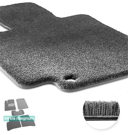 Двошарові килимки Sotra Magnum Grey для Hyundai i10 (mkII) 2013-2019 - Фото 1