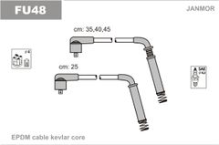 Дроти запалювання Janmor FU48 для Ford Fiesta 1.3 (BAJA / A9JA / A9JB) / KA 1.3 (BAA / J4D / J4K / J4M)