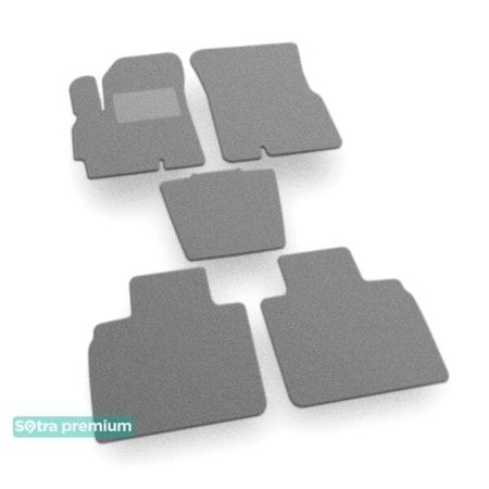 Двошарові килимки Sotra Premium Grey для Chery Tiggo 5 (mkI) 2013-2021 - Фото 1