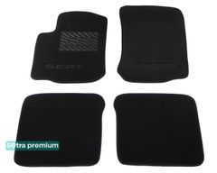Двухслойные коврики Sotra Premium Black для Seat Toledo (mkII) 1998-2005