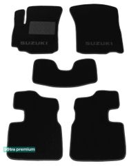 Двухслойные коврики Sotra Premium Black для Suzuki SX4 (mkI) 2006-2014